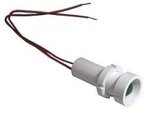 Светодиодная лампа СКЛ-16.1А-Л-2-220, зеленая, выводы гибкие под пайку, 220В 50Гц/пост., диаметр посадочного отверстия 14мм, УХЛ2.1 | код A8021-78106784 | Каскад-Электро