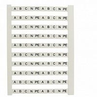 Маркеры для ЗНИ с символами A, B, C, N, PE (100 шт) | код. SQ0803-0028 | TDM