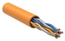 ITK Витая пара U/UTP кат.6 4х2х23AWG solid LSZH нг(А)-HF оранжевый (305м) | код LC1-C604-127 | IEK