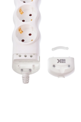 Колодка удлинителя 5-мест. с заземл. РПр05 | код WYP10-D-KP-16-05-ZS-K01 | IEK фото 3