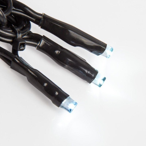 Гирлянда Твинкл Лайт 20 м, черный ПВХ, 200 диодов, белый | код 303-145 | Neon-Night фото 3