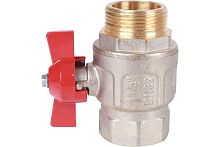 Кран шаровой 1/4' ВН ручка бабочка IDEAL (093 1/4') | код RG008S1T47VN4B | ITAP