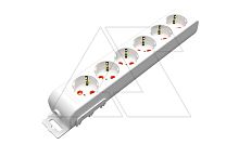 Ri-tech - Колодка розеточная 6x2P+E, со шторками, белый | код 001-175-610001-00-00 | Mutlusan