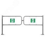 Комплект створок -BH02 1-19 для двойной распашной секции ограждения с магнитным устройством блокировки, ширина прохода 2400мм | код PERCo-BH02 1-19 | PERCo