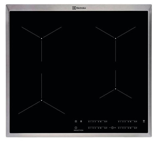Индукционная варочная поверхность Electrolux EIT60443X черный | код 1845759 | ELECTROLUX