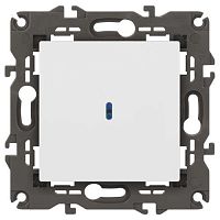 Выключатель Elegance 14-1102-01М 250В 10АХ с подсветкой матов. бел. Эра Б0065783