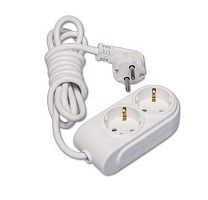 Удлинитель 2х15м с заземл. 16А IP20 защ. шторки Makel N2210093