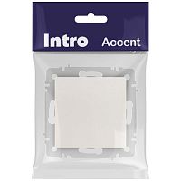 Переключатель перекрестный Intro Accent 6-108-06 , 10А-250В, IP20, СУ, перламутр | код Б0063590 | ЭРА