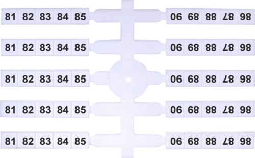 Маркировочная табличка (200шт.) EO3 (81-90) | код 003901768 | ETI