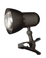 Светильник на прищепке Надежда 1-мини черный 40W без лампы | код | Трансвит