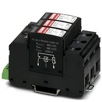 Разрядник для защиты от импульсных перенапряжений, тип 2 VAL-MS 1000DC-PV/2+V-FM | код 2800627 | PHOENIX CONTACT
