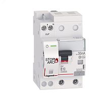 УЗДП DX3 Stop Arc 1P+N B10 10000A 30mA A (с АВДТ) | код 415956 | Legrand