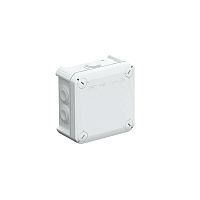 Коробка распределительная 114х114х57мм IP66 T 60 7х25 свет. Сер. | код. 2007061 | OBO Bettermann