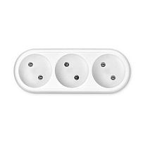 Сетевой разветвитель Buro BU-PS3-W (3 розетки) белый (пакет ПЭ) | код 352742 | BURO