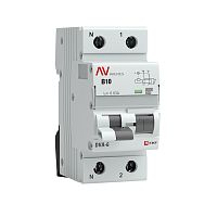 Дифференциальный автомат DVA-6 1P+N 10А (B) 30мА (A) 6кА AVERES | код rcbo6-1pn-10B-30-a-av | EKF