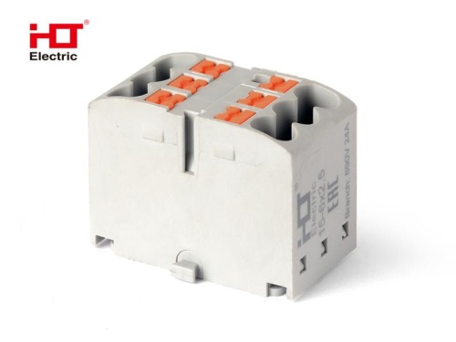 Распределительный Блок ПНК-15 отходящие провода 6x2.5мм2 HLT | код 081-27-003 | HLT