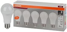 Лампа светодиодная LED Value LVCLA125 15SW/865 грушевидная матовая E27 230В 2х5 RU (уп.5шт) | код 4058075577862 | LEDVANCE