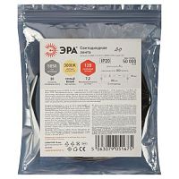 Светодиодная лента LS5050-7,2-30-12-3000K-IP20-1 year-5m теплый белый 5м | код Б0059915 | ЭРА