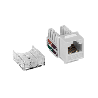Модуль Keystone RJ45, Cat.5E, UTP, 90 градусов, белый | код TWT-OK45UTP/5E-WH | TWT