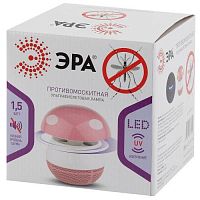 Лампа противомоскитная ERAMF-03 ультрафиолетовая роз. ЭРА Б0038600