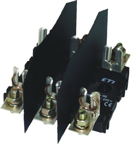 Держатель предохранителя PLNV - 00/3 A M8-M8 3p | код 001701100 | ETI