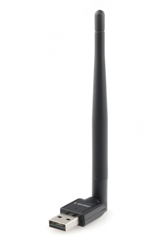 Сетевой адаптер WiFi Gembird 150 Мбит, USB, 802.11b/g/n | код WNP-UA-010 | Gembird