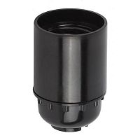 Патрон E27 подвесной бакелит черн. Эра Б0044085