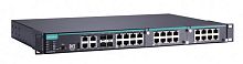 Коммутатор IKS-6728A-8PoE-4GTXSFP-48-48-T Modular managed Ethernet switch with 8 10/100BaseT(X) PoE/PoE+ ports, 4 10/100/1000BaseT(X) or 100/1000BaseS | код 00-06100430 | MOXA