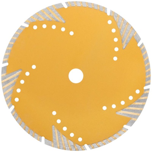 Диск отрезной алмазный универсальный с защитными секторами (сухая и влажная резка) 230х2.5х7.5х22.2 мм | код 37549 | FIT фото 6