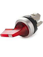 Переключатель М2SS5-21R 2 позиции красный с подсветкой | код. 1SFA611204R2101 | ABB