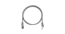 Шнур F/UTP 4 пары, Кат.5e, 2хRJ45/8P8C, T568B, 7x0,150мм, LSZH, серый, 1,5м | код NMC-PC4SD55B-ES-015-C-GY | NIKOMAX