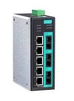 Коммутатор EDS-408A-2M1S-SC Ethernet switch 5 10/100 BaseTx ports, 2 multi mode 100 BaseFx,1 single mode 100 BaseFx,SC | код 00-06031625 | MOXA