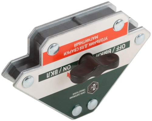 Угольник для сварки магнитный отключаемый тип "стрелка" усилие до 20кг FIT 81816 фото 7 Угольник для сварки магнитный отключаемый тип "стрелка" усилие до 20кг FIT 81816 фото 7