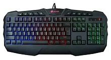 Клавиатура Оклик 777G PSYCHO черный USB Multimedia for gamer LED (подставка для запястий) | код 1061949 | Oklick
