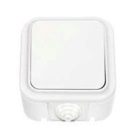 Переключатель проходной 1-кл. ОП 10А IP44 бел. Bylectrica А6/2 10-872