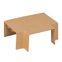 Угол T-образный (40х25) (4 шт) светлое дерево-Plast | код tchl-40-25x4 | EKF