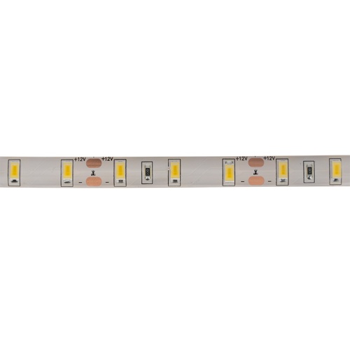 LED лента 12 В, 12 мм, IP65, SMD 5730, 60 LED/m, 12 V, цвет свечения белый (6000 K) | код 141-233 | LAMPER