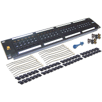 Патч-панель LANMASTER 48 портов, UTP, кат.5E, 2U | код LAN-PPL48U5E | LANMASTER