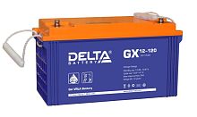 Аккумуляторная батарея GX 12-120, напряжение 12В емкость 120Ач. Устойчива к глубоким разрядам, имеет продолжительный срок службы. Delta | код 4614010170004 | DELTA
