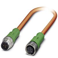 Кабель для датчика / исполнительного элемента SAC-5P-M12MS/0,6-810/M12FS | код 1416101 | PHOENIX CONTACT