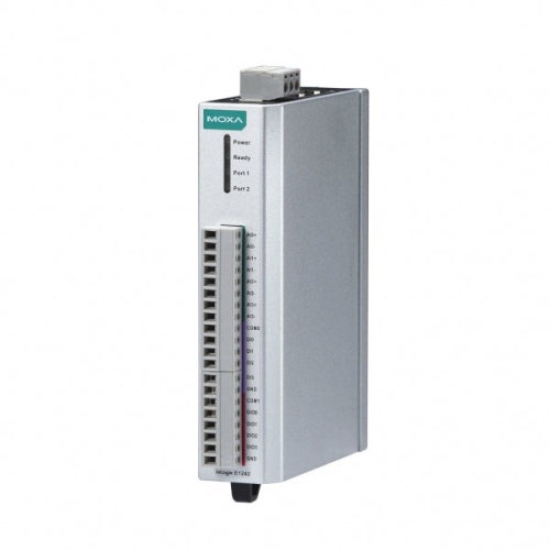 Модуль ioLogik E1242-T Ethernet I/O Server, 4 DI, 4 AI, 4 DIO, 2 x Ethernet 10/100, t:-40/+75 | код 00-06055851 | MOXA