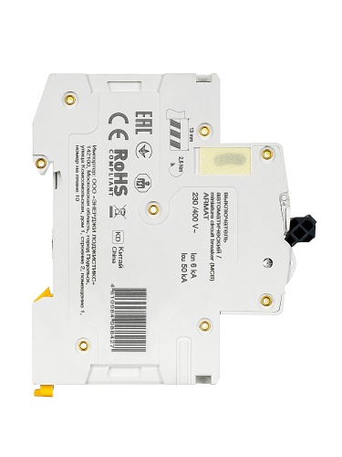ARMAT Автоматический выключатель M06N 3P B 4А | код AR-M06N-3-B004 | IEK  фото 3
