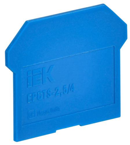 Заглушка для CTS 2,5/4мм2 синяя IEK | код YCT10-00-K07-002-ZGL | IEK