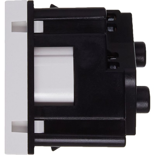 Розетка с заземлением - винтовые зажимы - без шторок 16А 250В - 45°- 2 модуля - белый | код 4521051 | Legrand фото 4