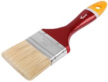 Кисть флейцевая "Мастер" 2.5дюйм (63мм) натур. щетина деревянная ручка КУРС 00836