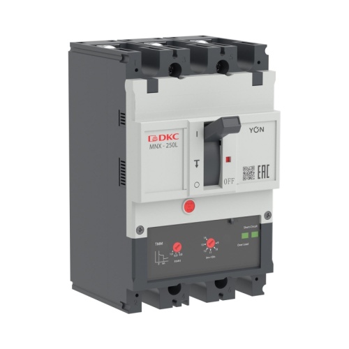 Авт. выкл. YON pro MNX250L 3P 250A 70kA при AC415V расц. TMM | код MNX250L3PTMM0250 | DKC