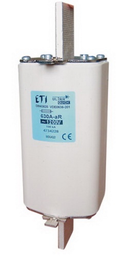 Предохранитель M3UQ2/630A/1200V aR (200 kA) | код 004734228 | ETI