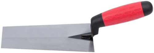 Мастерок каменщика, прорезиненная ручка 180 мм | код 4933 | FIT