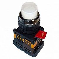 Кнопка ABLFP-22 22 мм² 660/440В, IP40 белый | код. BBT20-ABLFP-K01 | IEK