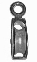 Блок одинарный 15мм металлический шкив покрытие цинк | код Bloсk15met | Крепдил